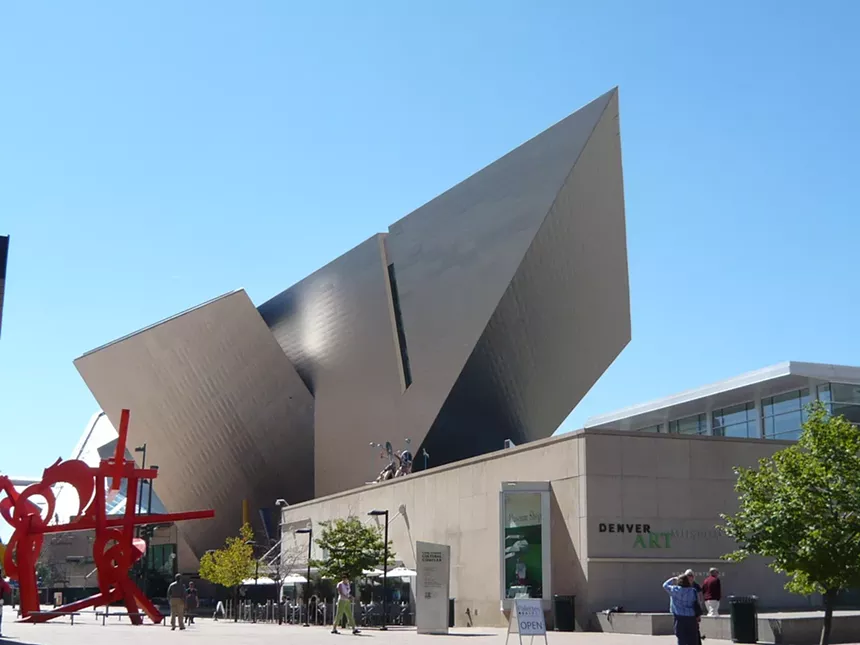 an angular building