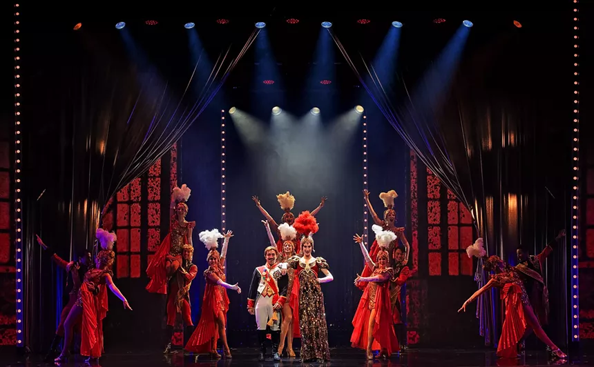 photo of actors on stage in the musical called the cher show