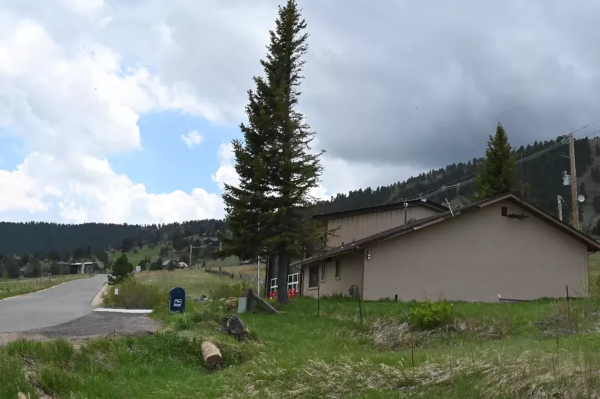 A firehouse marks the possible spot of future trailhead.