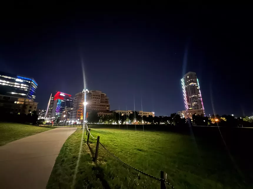 park at nighttime