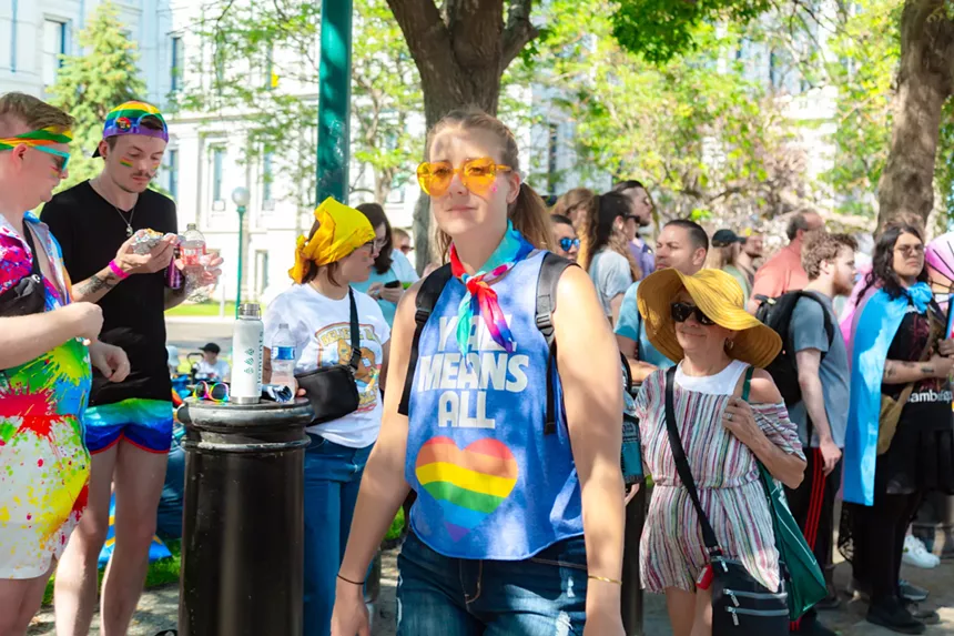 people celebrating the annual Denver PrideFest