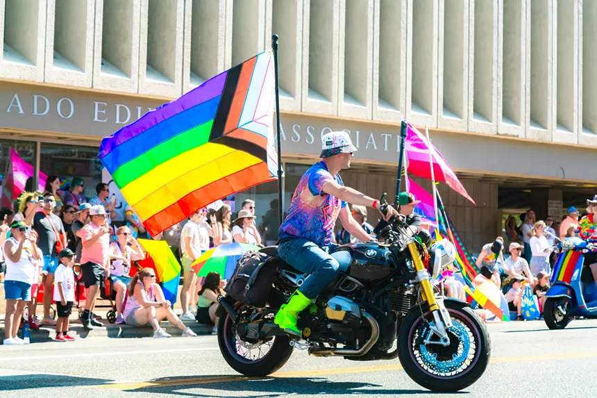 people celebrating the annual Denver PrideFest