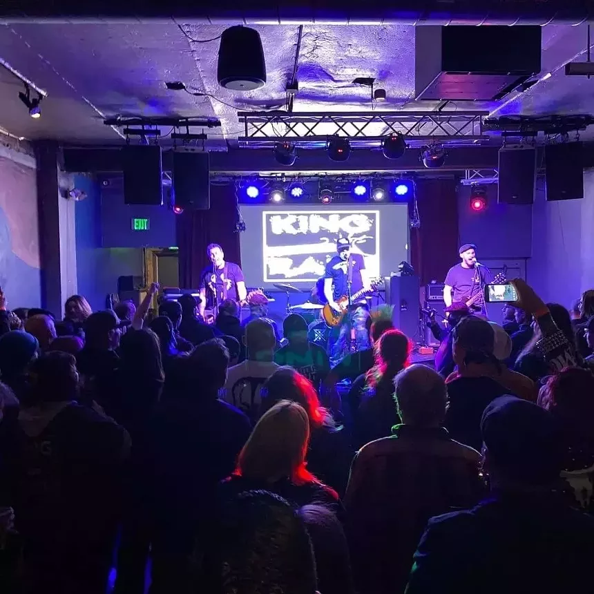 punk band King Rat performing in Denver