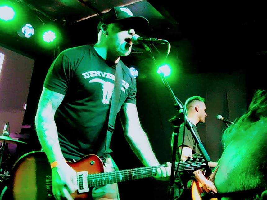 punk band King Rat performing in Denver
