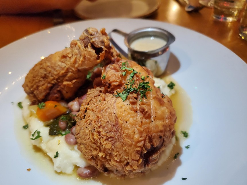 fried chicken on a plate