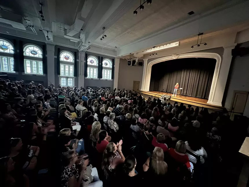 Moms Unhinged on stage