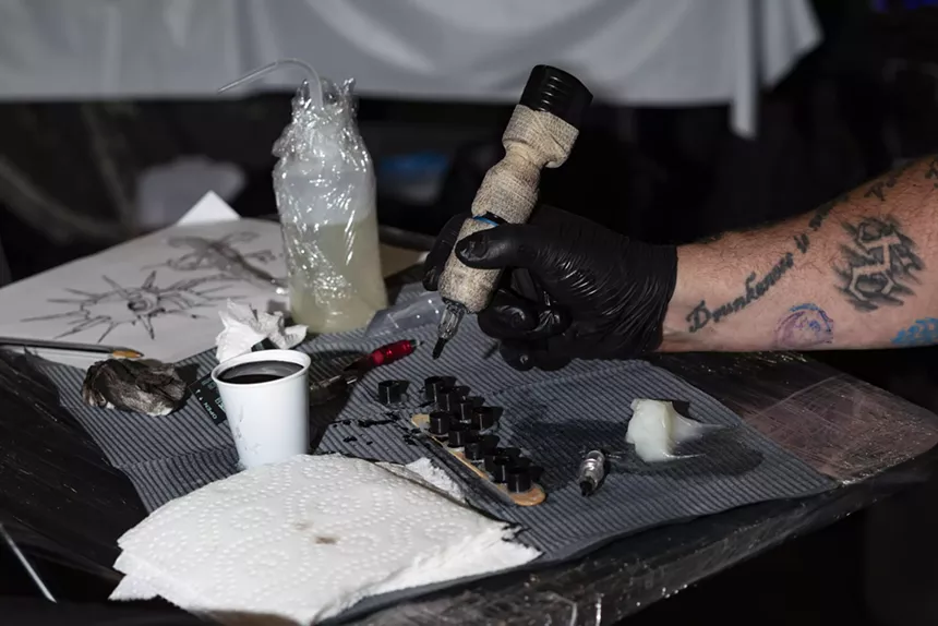 Hundreds of tattoo artists from around the United States had booths for festival attendees to get fresh ink.