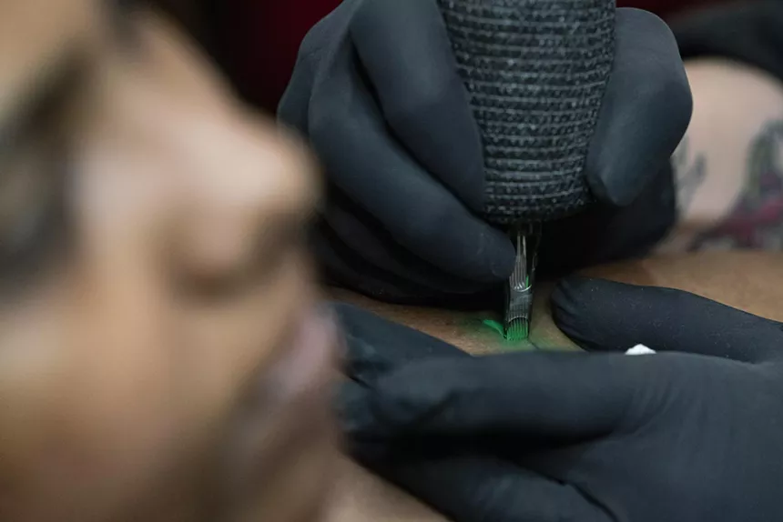 Hundreds of tattoo artists from around the United States had booths for festival attendees to get fresh ink.