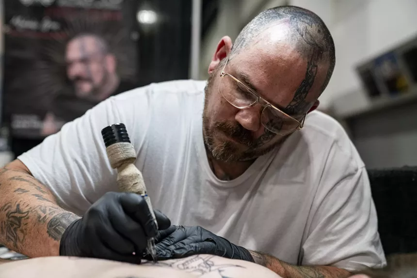 Hundreds of tattoo artists from around the United States had booths for festival attendees to get fresh ink.