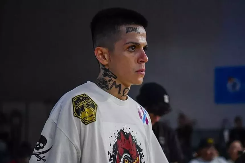 A man gets ready to box.