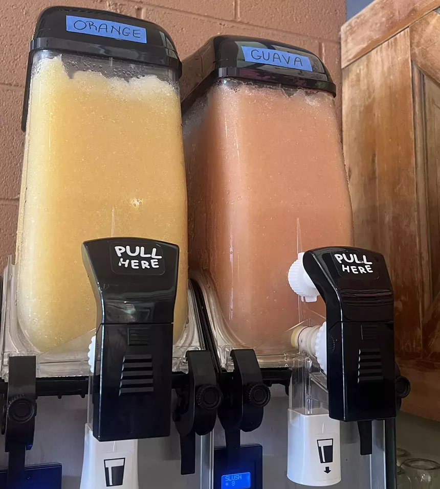 two slushie machines