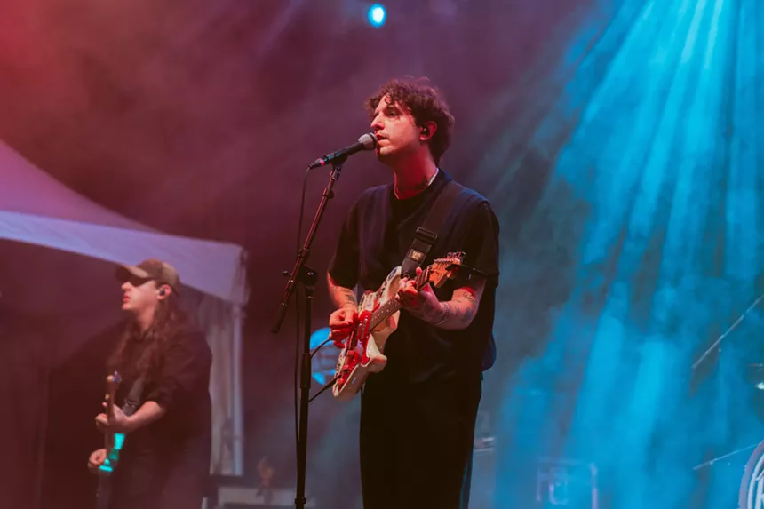 Beach Fossils performing at the Underground Music Showcase in Denver