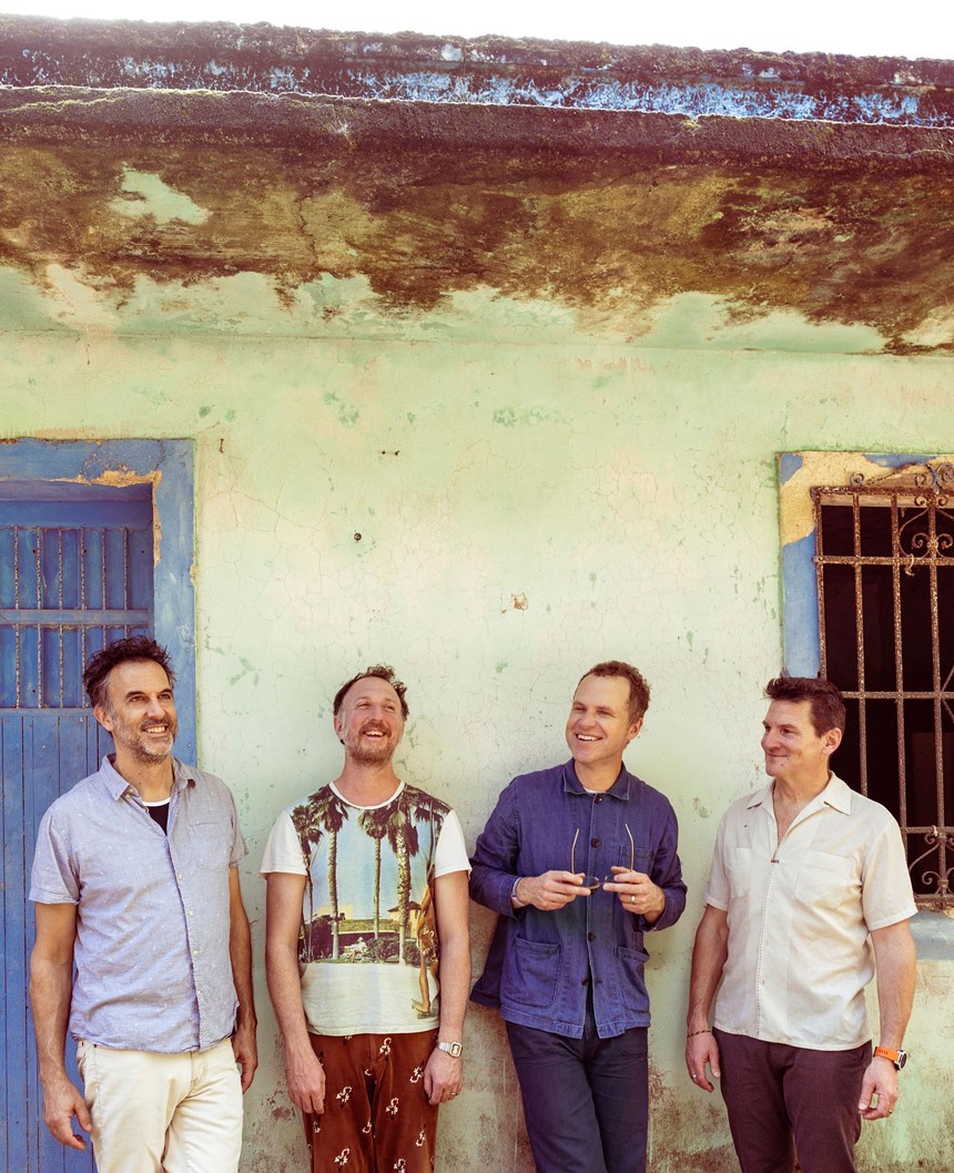 band guster poses for a photo