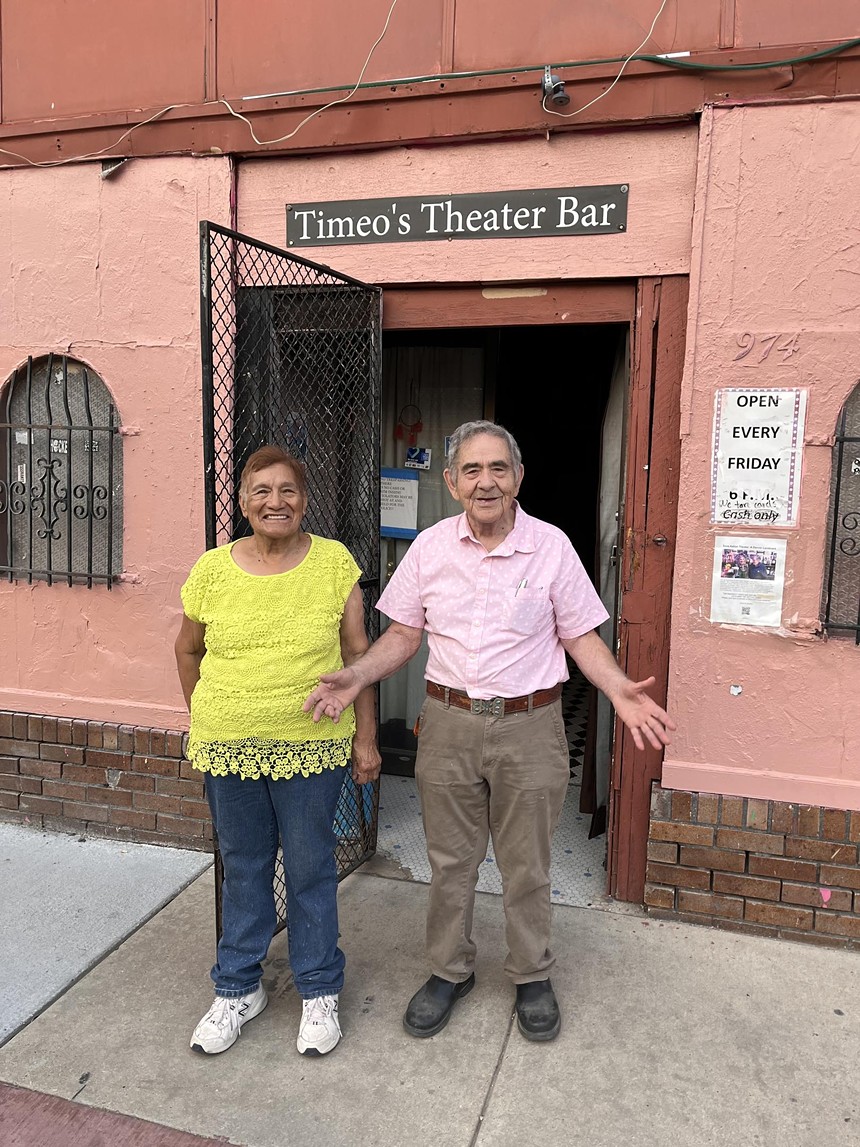 outside the aztlan theatre in denver