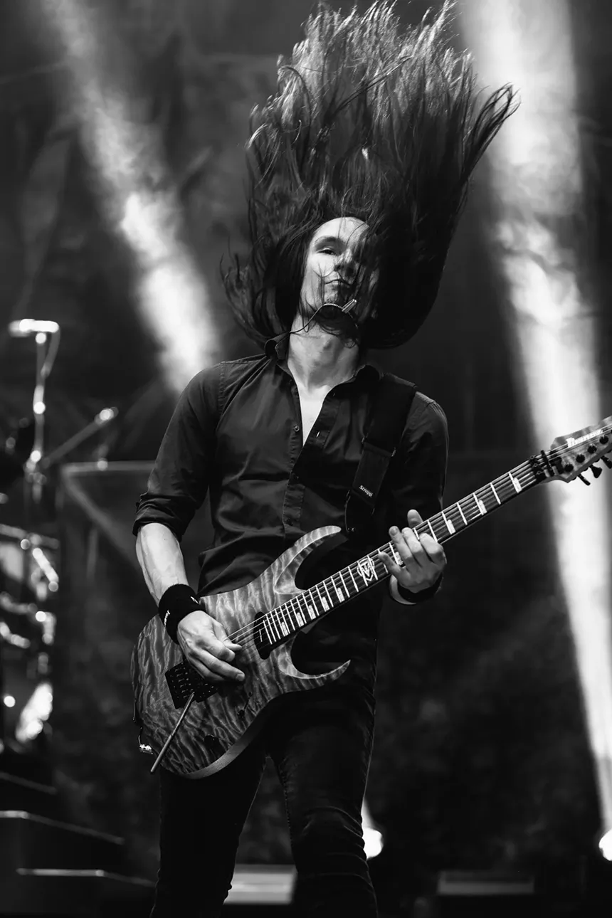 Megadeth guitarist, Teemu Mäntysaari. Jason Myers (@memorandum_media)