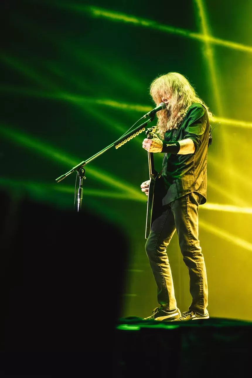 Megadeth lead singer, Dave Mustaine, has fronted the band since 1983. Jason Myers (@memorandum_media)