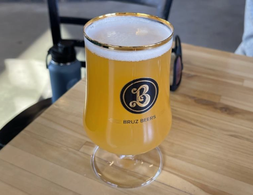 golden beer in a glass