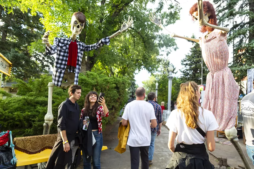 People attending Summer Scream at Lakeside Amusement Park
