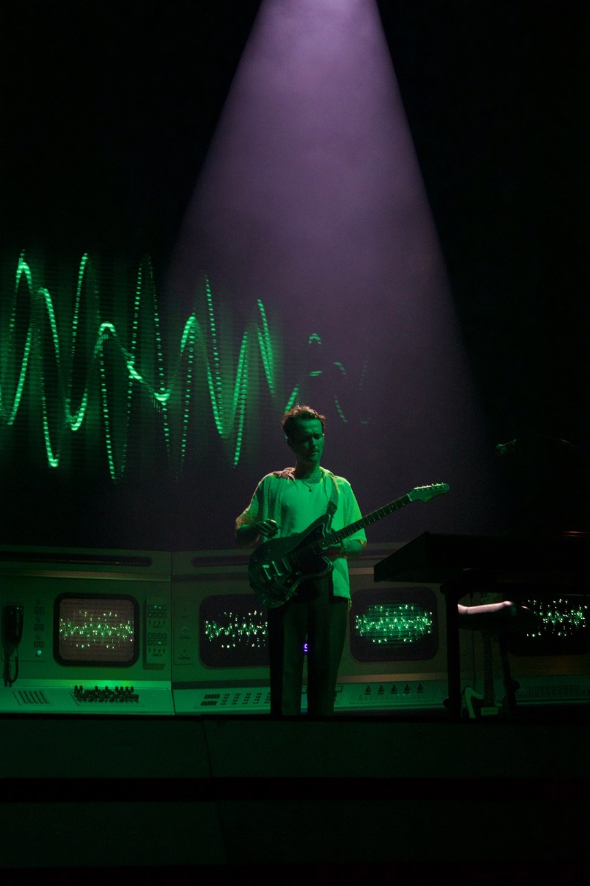 Glass Animals performing at Red Rocks