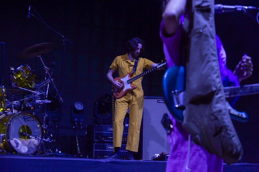 king gizzard performing at red rocks