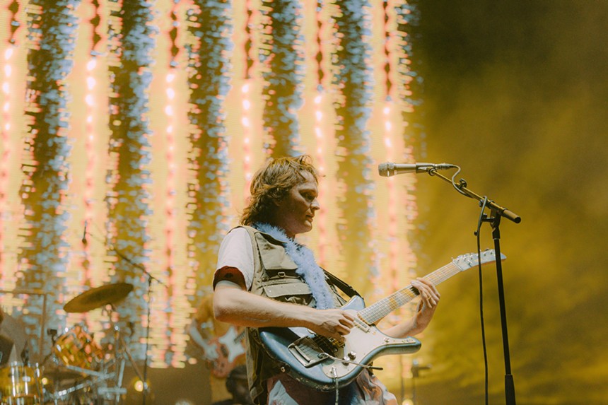 king gizzard performing at red rocks