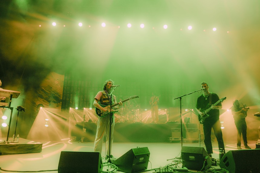 king gizzard performing at red rocks