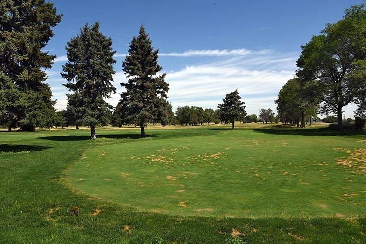 Abandoned golf course