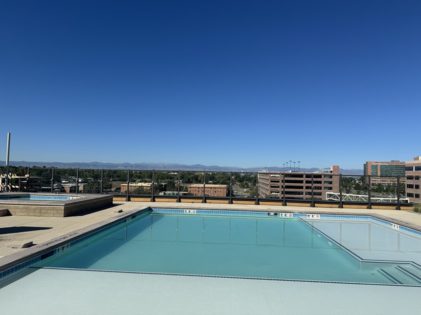 rooftop pool at the broadleaf