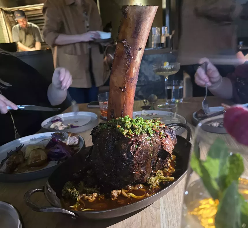 bone-in bison shank