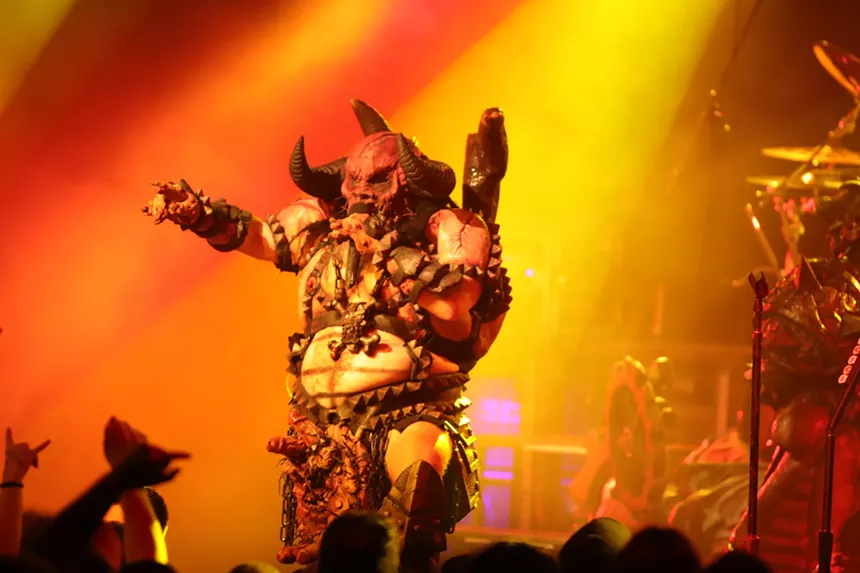 GWAR vocalist on stage