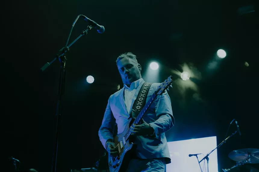 A photo of Isaac Brock of Modest Mouse.
