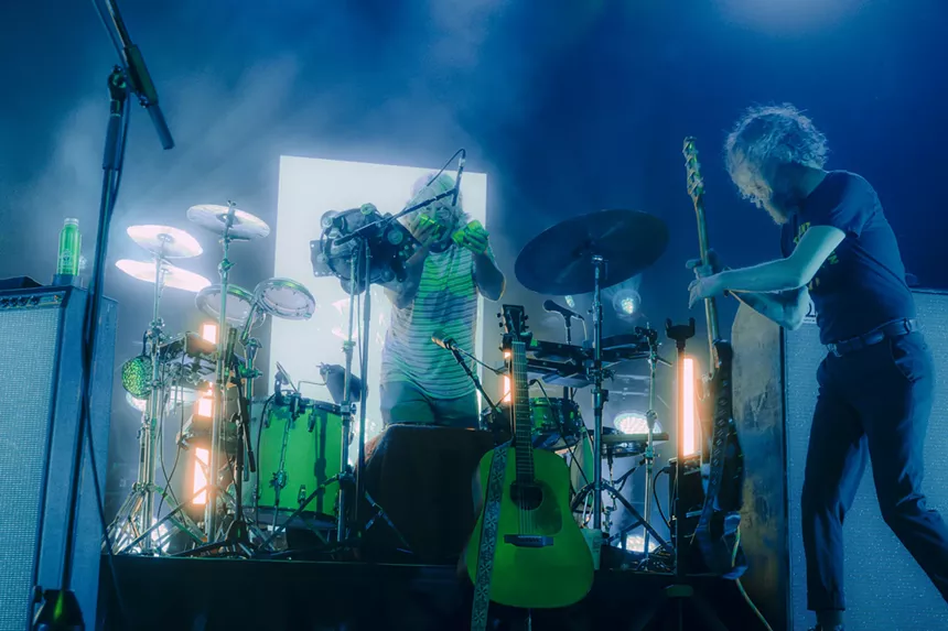 A photo of Modest Mouse performing at Mission Ballroom in Denver, Colorado