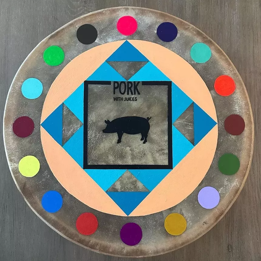 painted drum