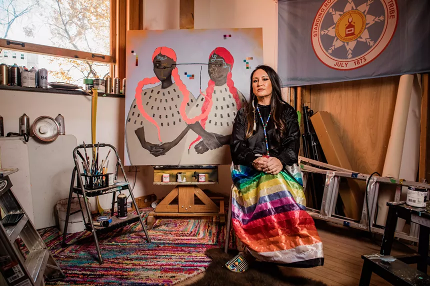 Danielle SeeWalker in her studio