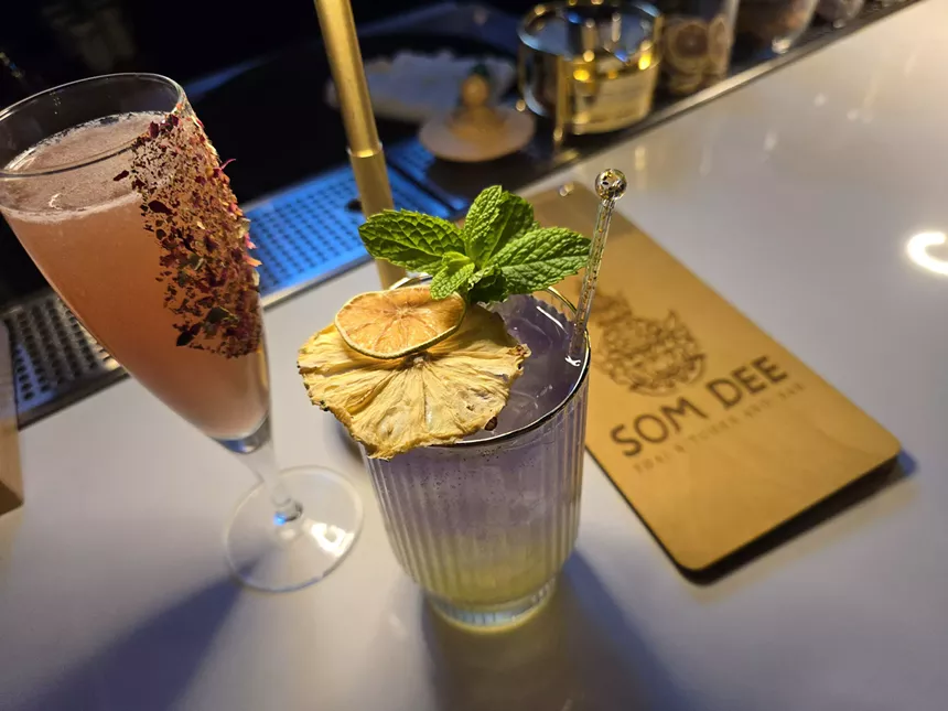 two cocktails