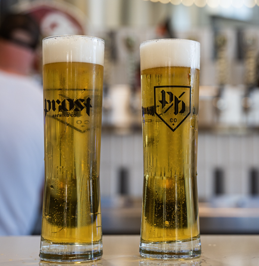 two glasses of kolch