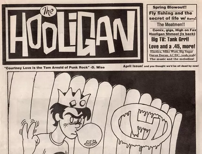 A newspaper cover featuring a drawing of a boy