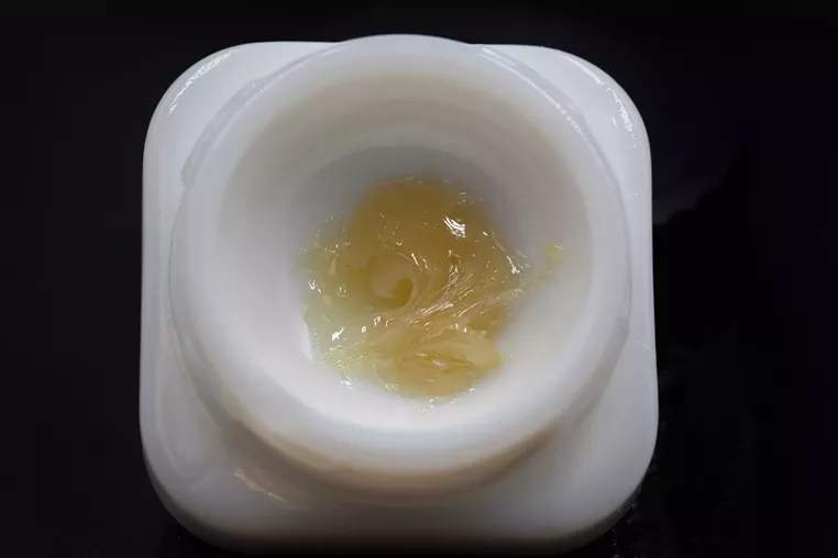 A gram of rosin cannabis extract