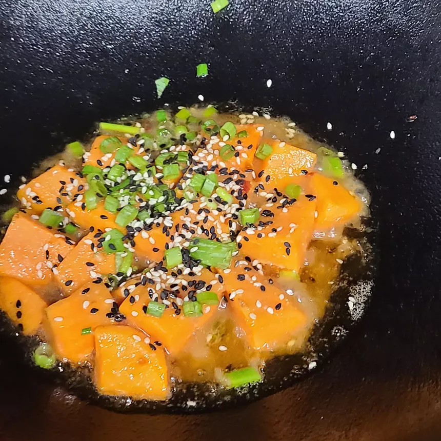 Roasted sweet potatoes