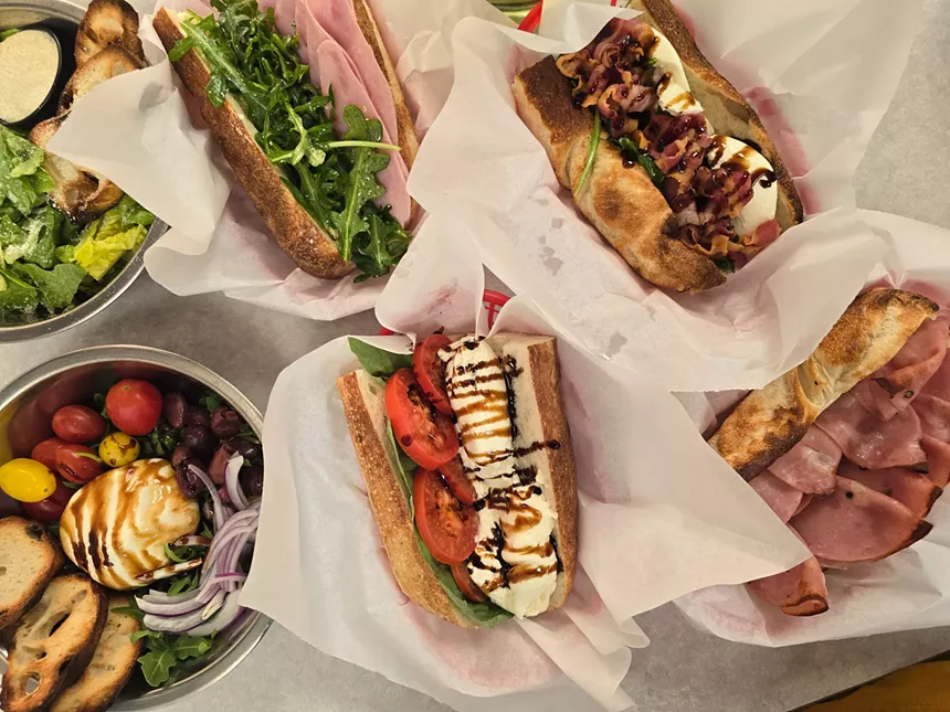 various sandwiches
