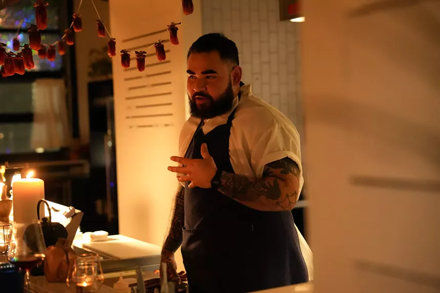 man in an apron