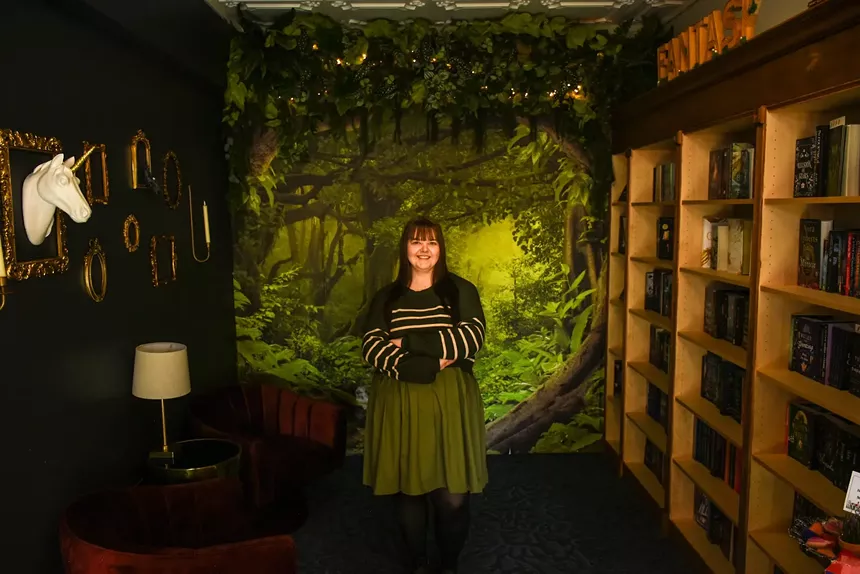 Sydney Ivey in her bookstore