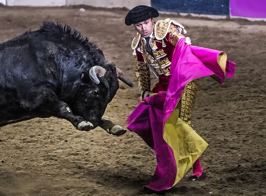 matador with bull