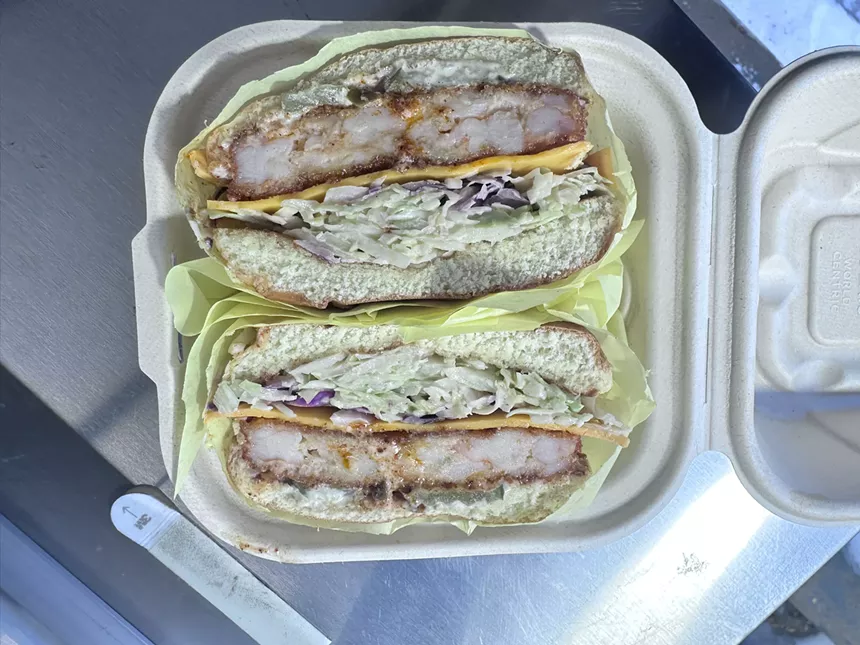 shrimp burger