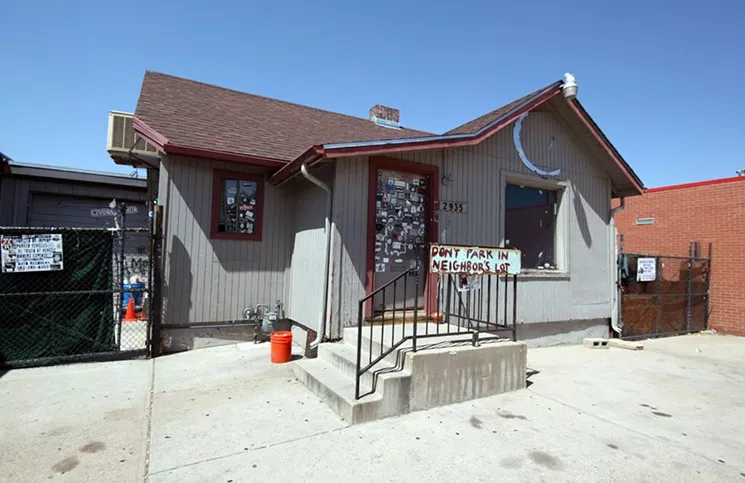 The front entrance of Seventh Circle Music Collective.