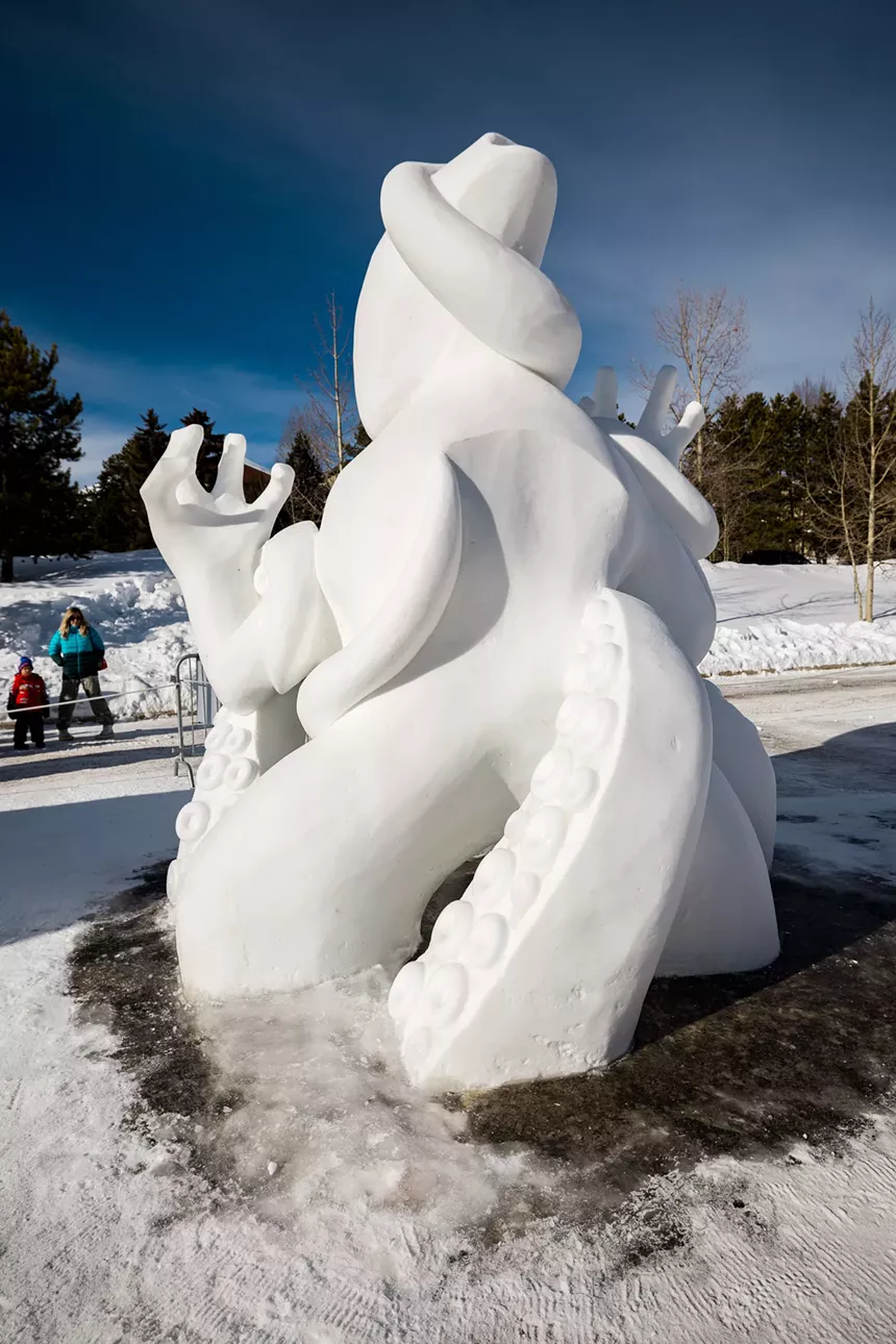 octopus in ice