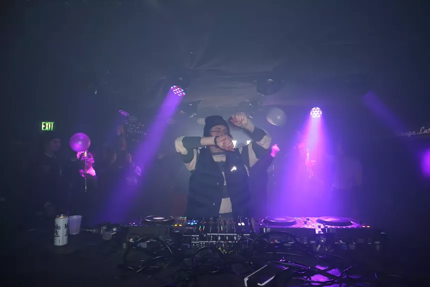 DJ on stage