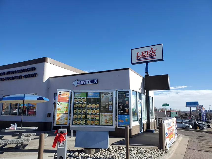 drive-thru sandwich shop