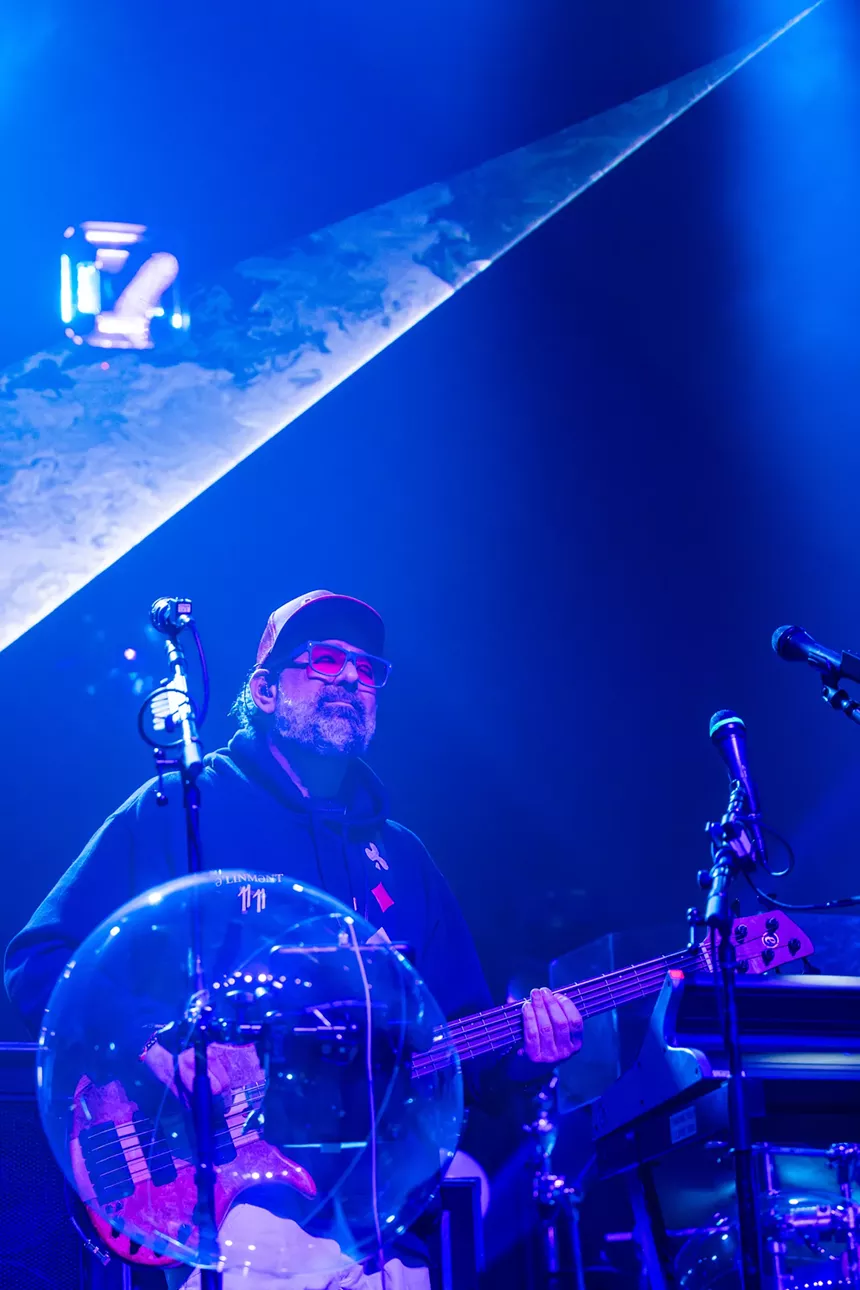 Marc Brownstein playing bass