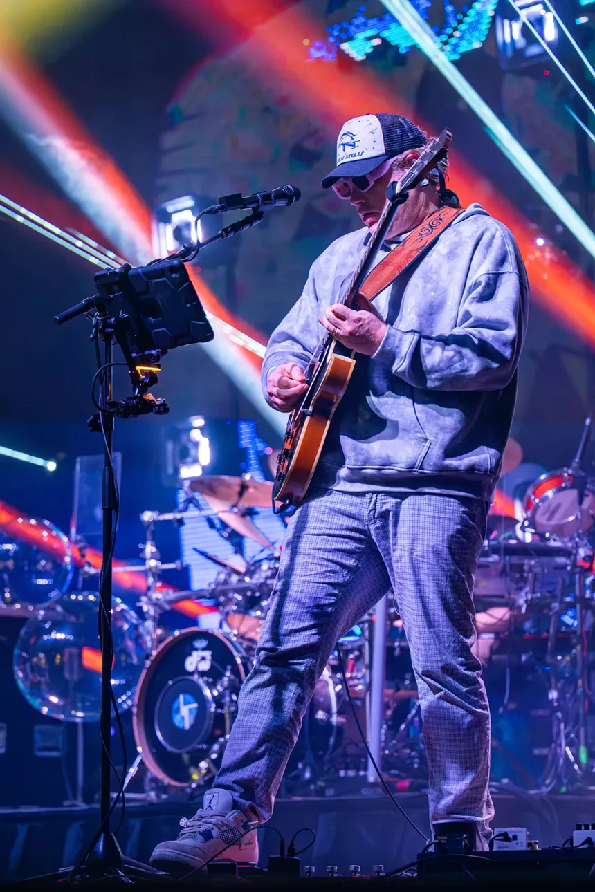 The Disco Biscuits performing on stage at Mission Ballroom